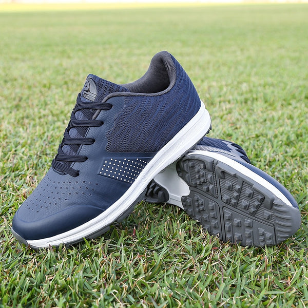 2021 New Waterproof Men Golf Shoes Big Size 39-46 Outdoor Training Sneakers Men Mesh Breathable Black Gray Golf Sport Shoes Man