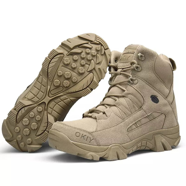 2021New Autumn Winter Military Boots Outdoor Male Hiking Boots Men Special Force Desert Tactical Combat Ankle Boots Men Work Boots