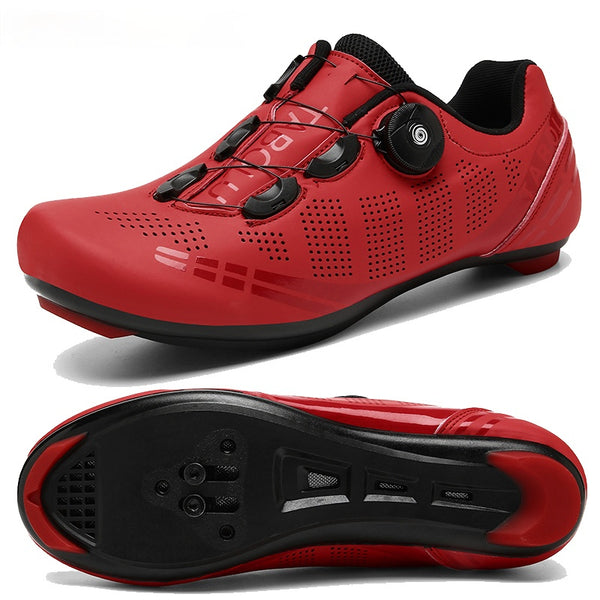 2021 MTB Cycling Shoes Women Men Sports Route Cleat Road Bike Speed Flat Sneaker Racing Bicycle Mountain Spd Biking Footwear