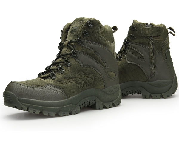 Tactical Military Combat Boots Men Genuine Leather US Army Hunting Trekking Camping Mountaineering Winter Work Shoes