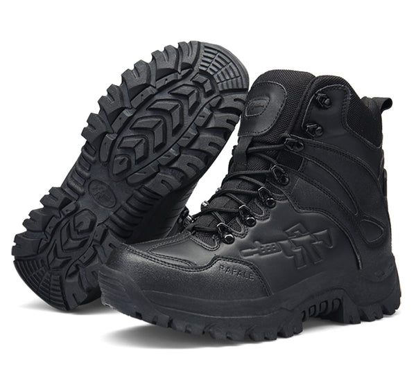 Tactical Military Combat Boots Men Genuine Leather US Army Hunting Trekking Camping Mountaineering Winter Work Shoes