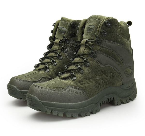 2021 Men Military Boots Outdoor Hiking boots Non-slip rubber Boots Tactical Desert Combat Boots Army Work Shoes Men Sneakers