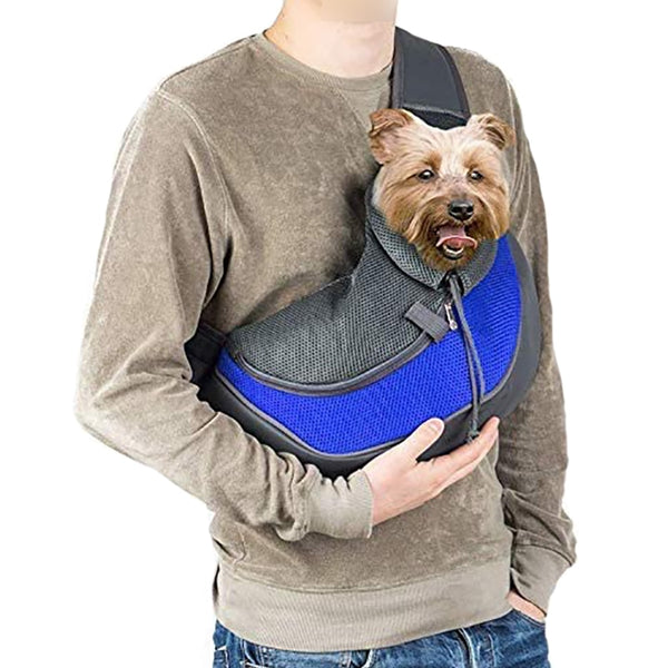 New Breathable Dog Carrier Outdoor Travel Handbag Mesh Shoulder Bag Sling Pet Travel Tote Cat Puppy Carrier