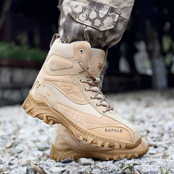 Winter Autumn Men Military Boots Quality Special Force Tactical Desert Combat Ankle Boats Army Work Shoes Leather Snow Boots