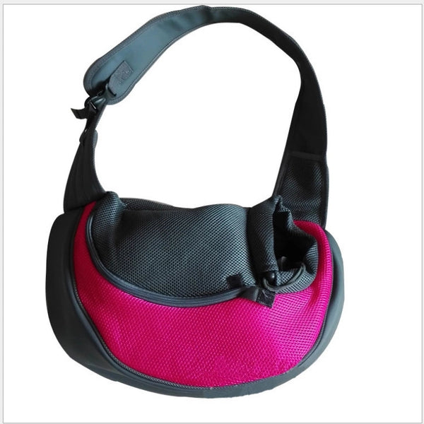 New Breathable Dog Carrier Outdoor Travel Handbag Mesh Shoulder Bag Sling Pet Travel Tote Cat Puppy Carrier